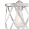 Westinghouse Pendant 60W Mini Isadora, Brushed Nickel Lattice Weave Cage 6362300 - alternate 5